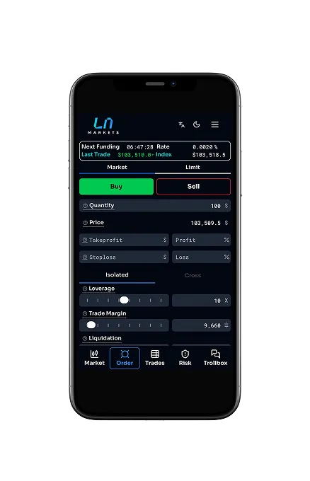 LNMarkets Phone
