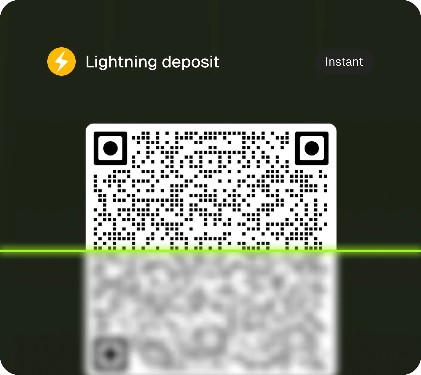 Lightning deposit